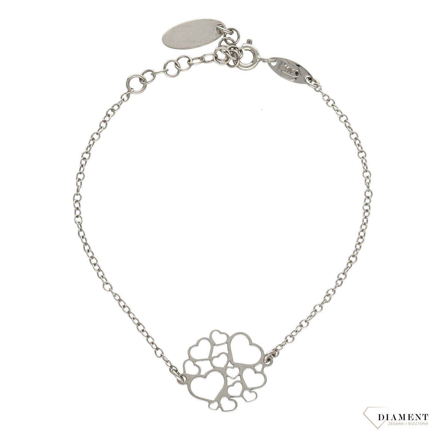 Bransoletka srebrna serduszka Dall'Acqua B RM BR15627 030 (1).jpg